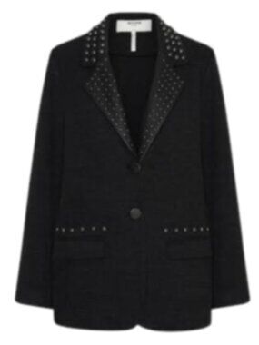 One Teaspoon Studded Blazer - Charcoal Black **NWT**